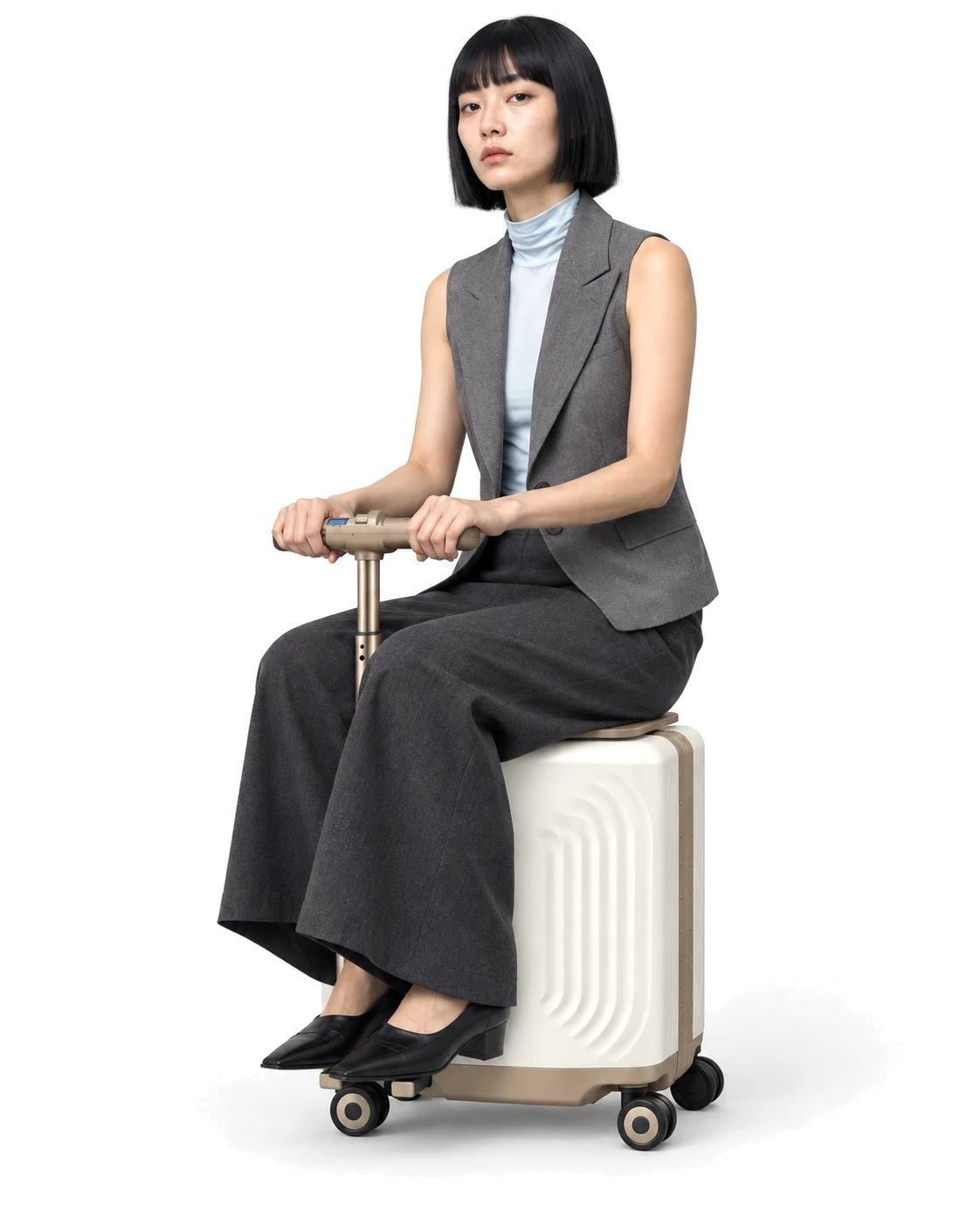 라이디 원 아이보리와 모델